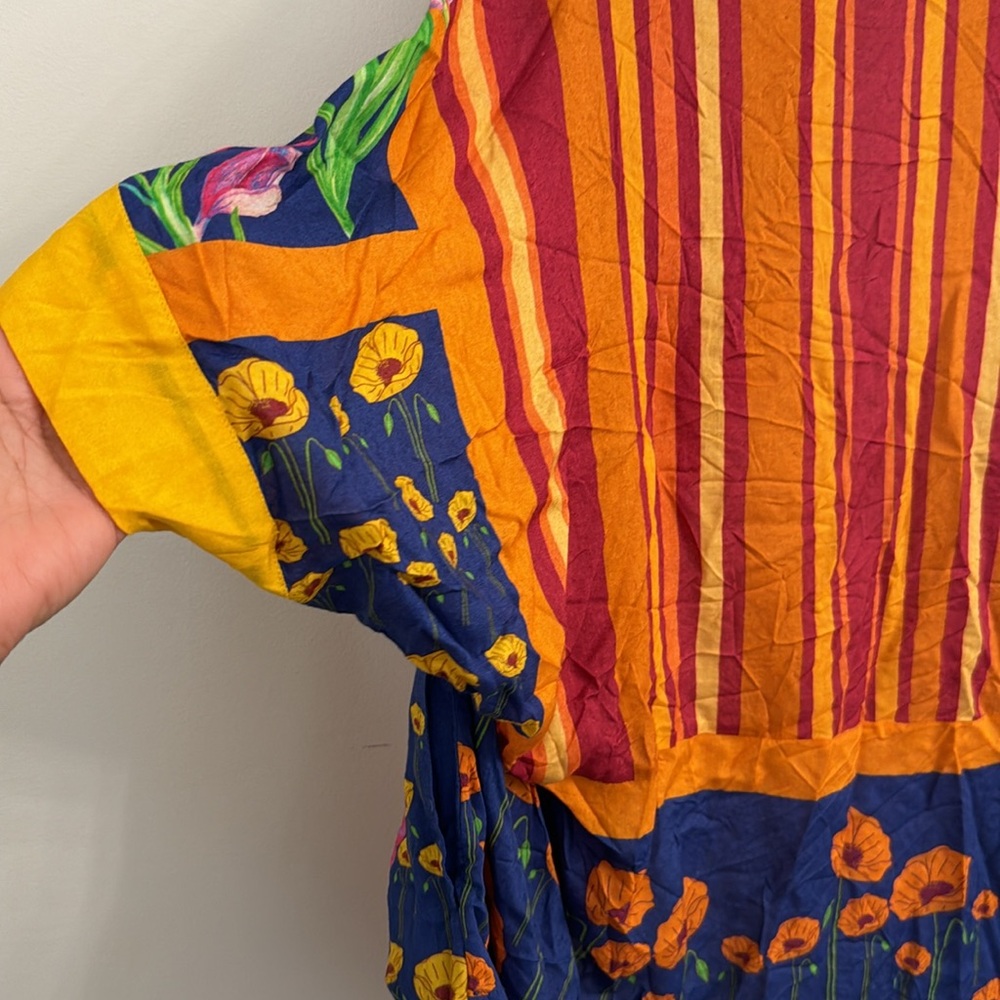 Free people all tous Colorful Striped Floral Kimono - Picture 4 of 14